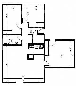 3 x 1 304 floor plan